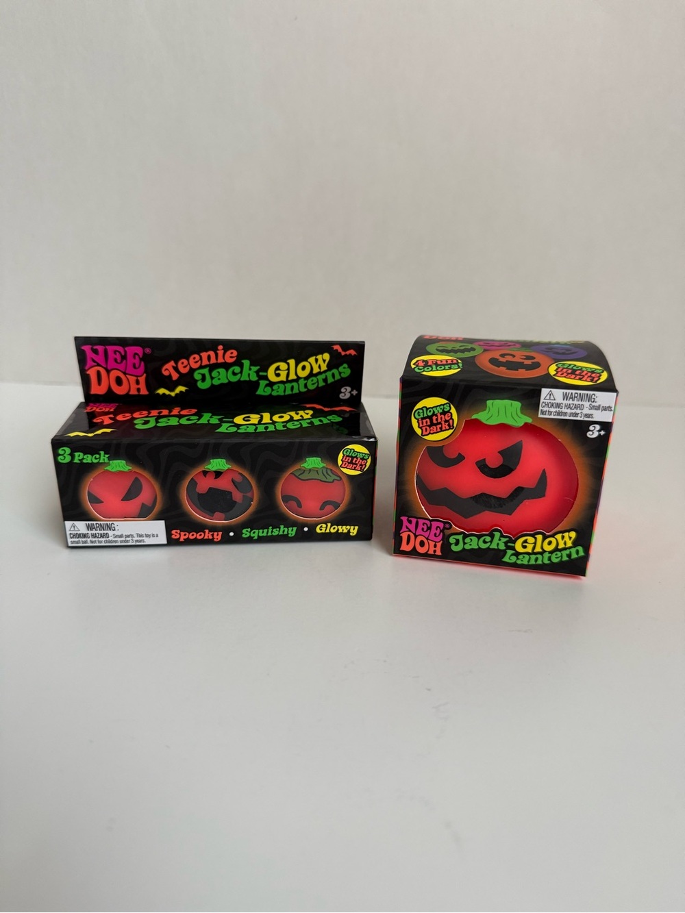NeeDoh Jack Glow Lanterns Halloween Set